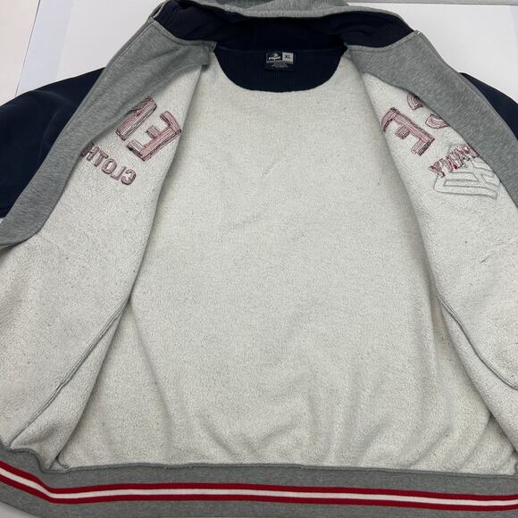 Vintage Y2Ks Enyce Clothing Company Hoodie Hooded Sweatshirt Gray XL X-Large - Picture 5 of 9